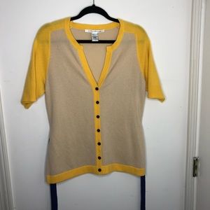 Diane von Furstenberg Cashmere Cardigan Sweater
